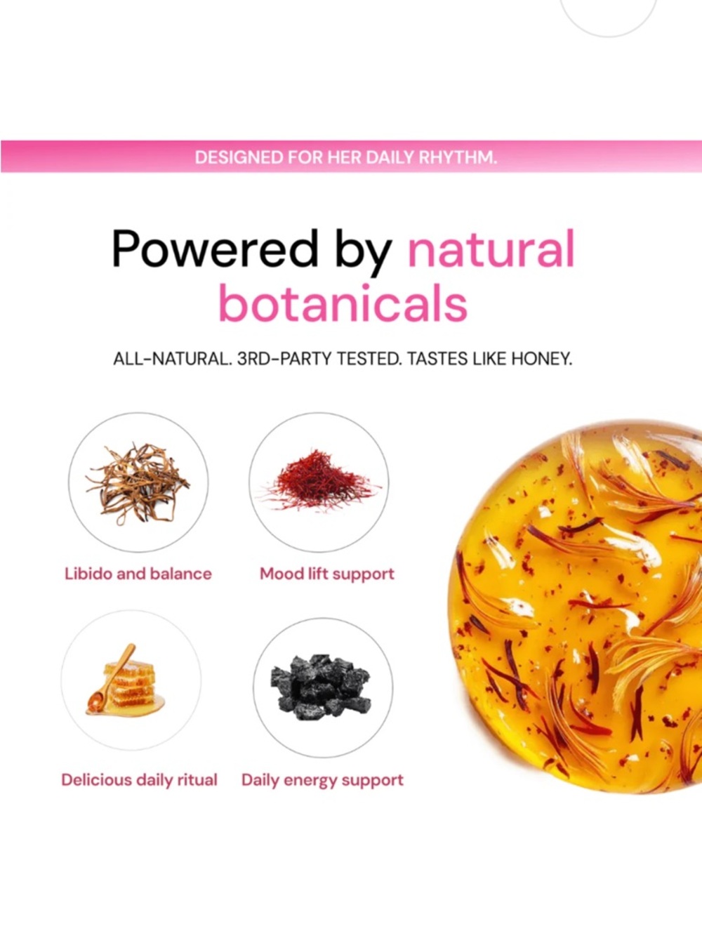 Bloomin SheLajit Strawberry Honey Sticks - Pink - Picture 3 of 5